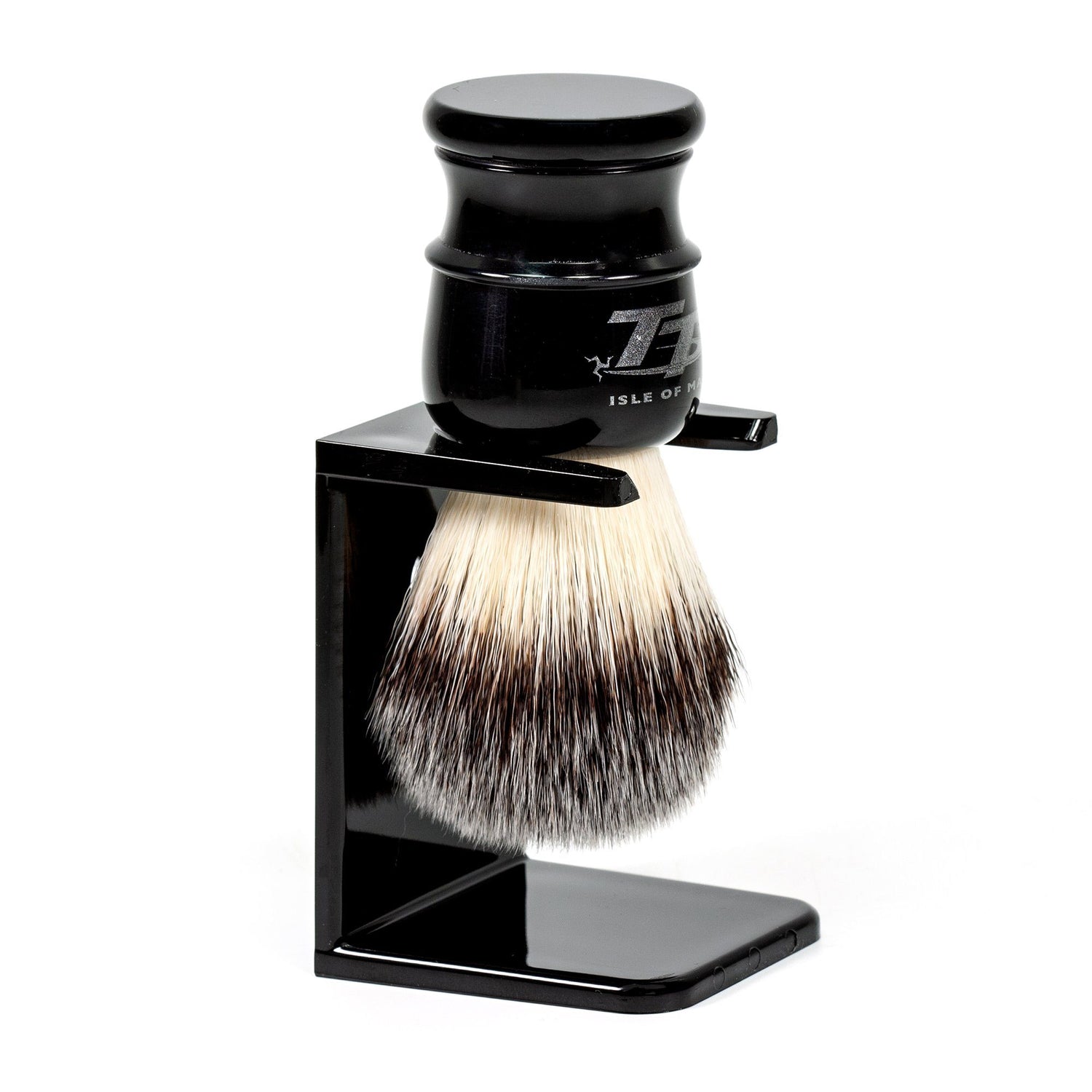 Simpsons Limited Edition Petrol Head Synthetic Shaving Brush with Stand Synthetic Bristles Shaving Brush Simpsons