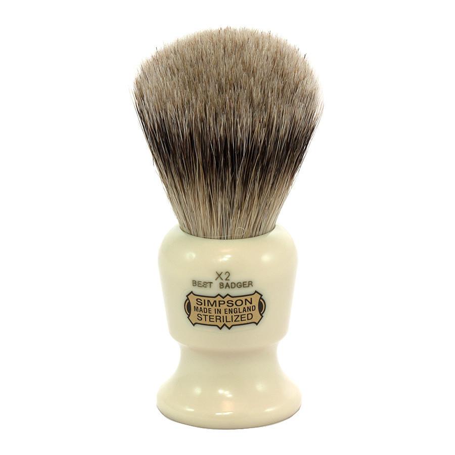 Simpsons The Commodore X2 Best Badger Shaving Brush Badger Bristles Shaving Brush Simpsons