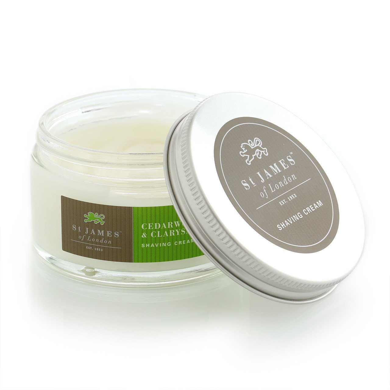 St. James of London Cedarwood & Clarysage Shave Cream Shaving Cream St. James of London