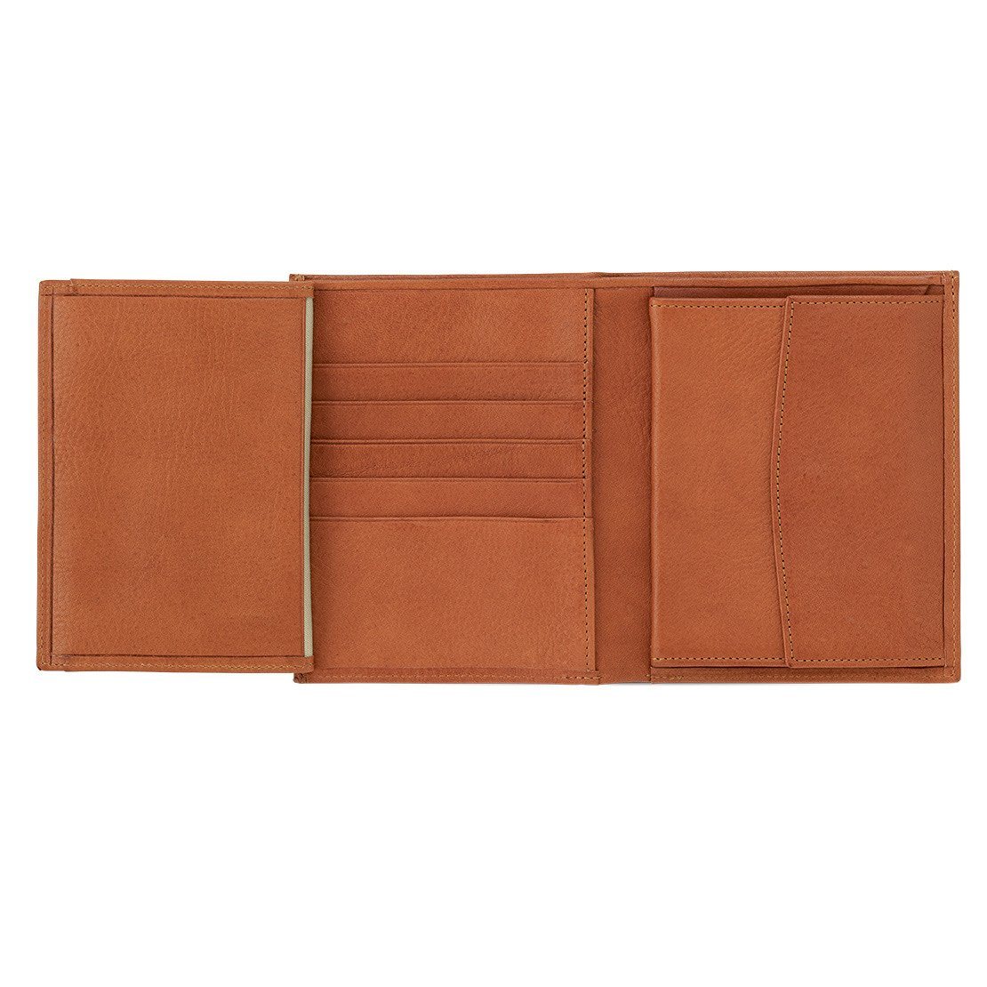 Sonnenleder “Donau” Vegetable Tanned Leather Dual Purpose Wallet Leather Wallet Sonnenleder Natural
