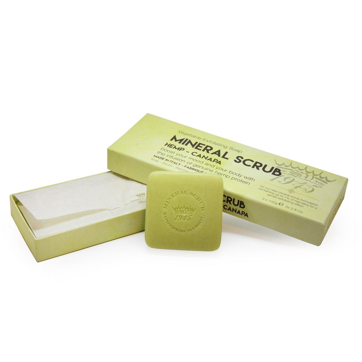 Saponificio Varesino Mineral Scrub - Soap Gift Set Body Soap Saponificio Varesino Hemp Oil