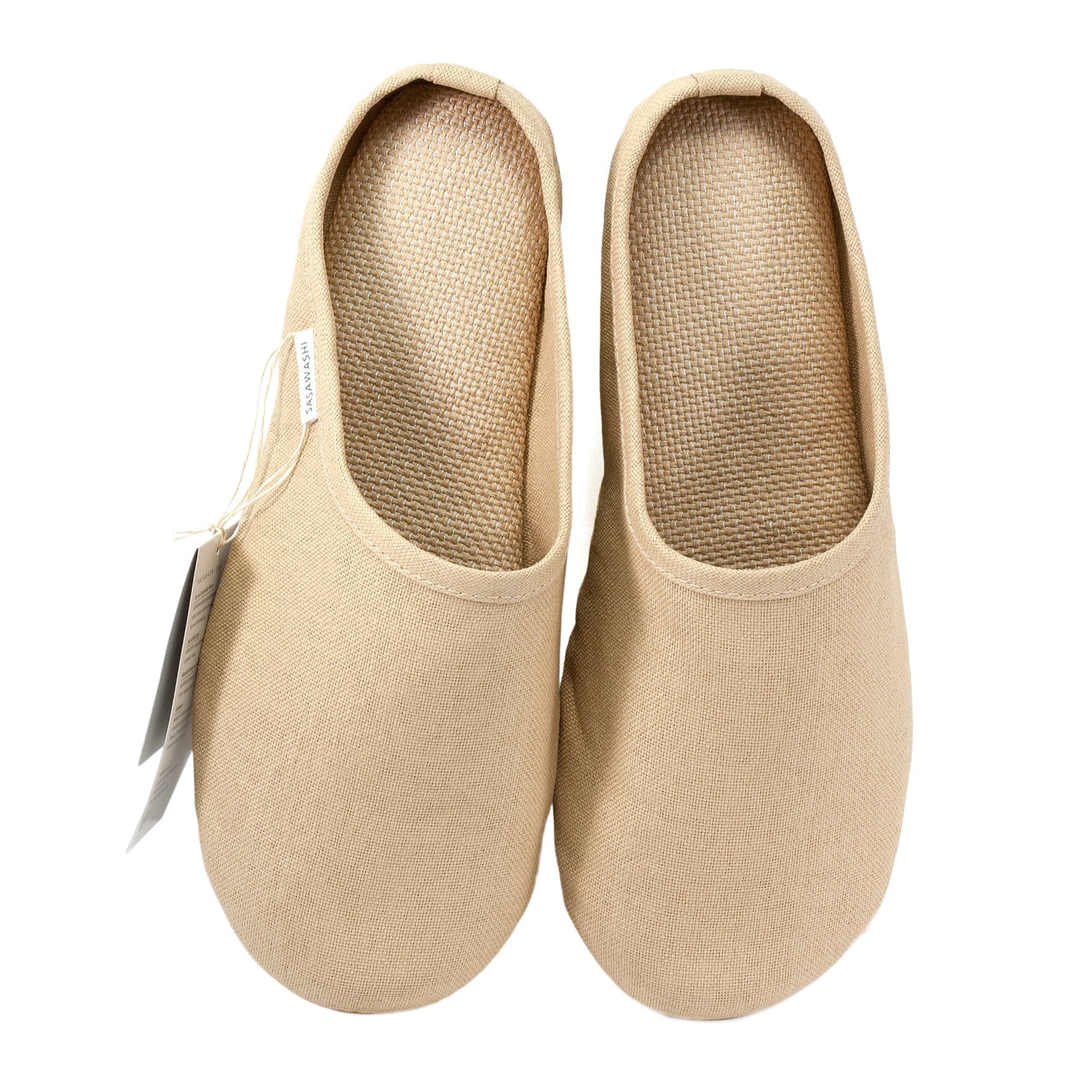 Sasawashi Room Shoes, Camel Spa Slippers Sasawashi