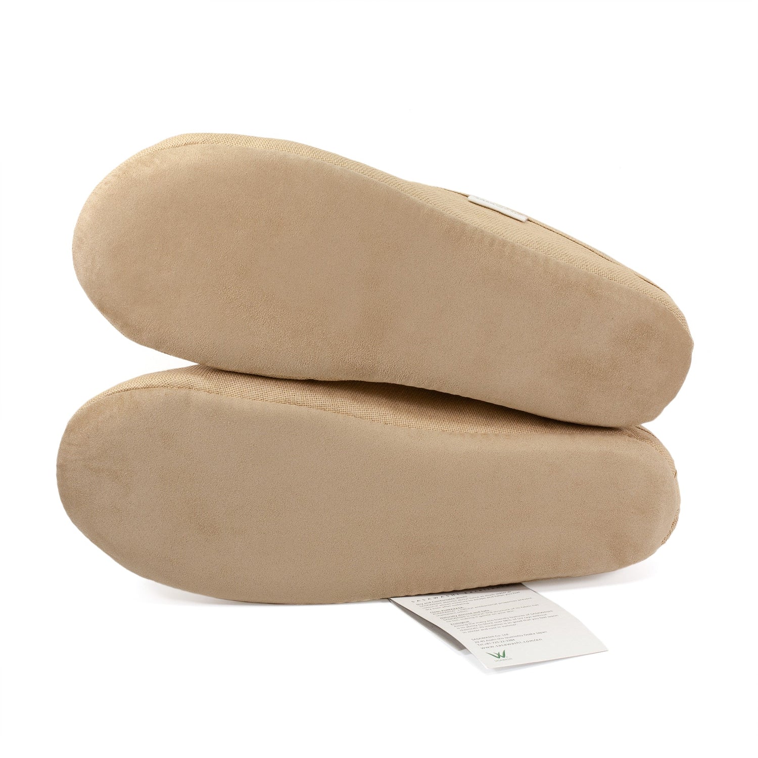 Sasawashi Room Shoes, Camel Spa Slippers Sasawashi