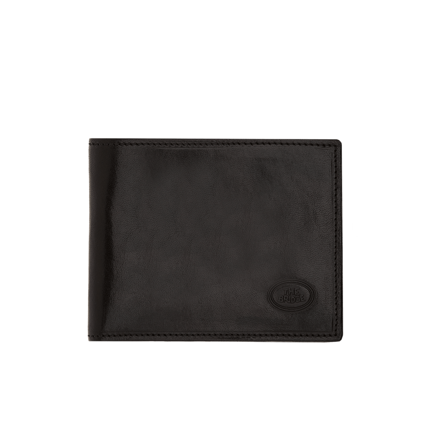 The Bridge Story Uomo Wallet with 5 CC Slots and Coin Pouch Leather Wallet The Bridge