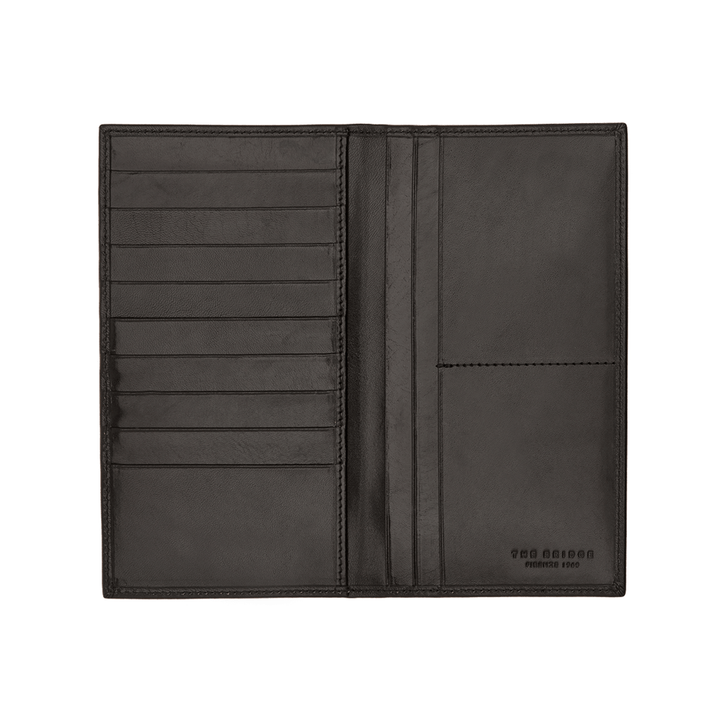 The Bridge Story Uomo Document Holder Leather Wallet The Bridge Black 