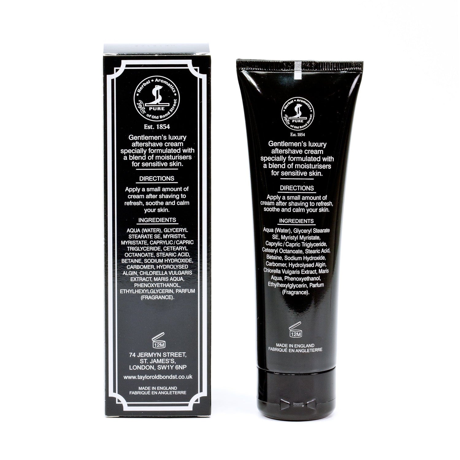 Taylor of Old Bond Street Jermyn Street Aftershave Balm for Sensitive Skin Aftershave Taylor of Old Bond Street