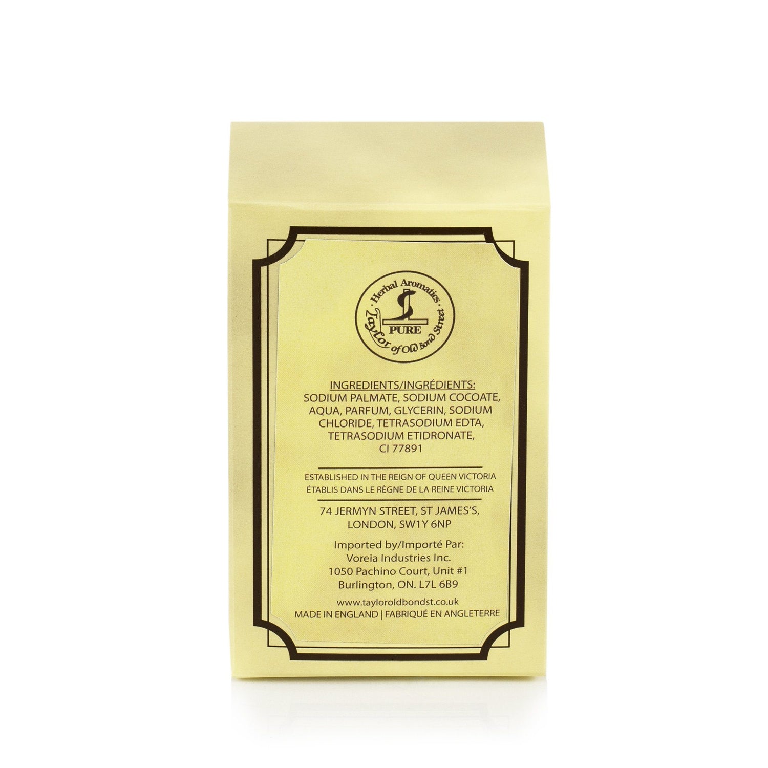 Taylor of Old Bond Street Gentleman's Pure Vegetable Soap, Sandalwood Body Soap Taylor of Old Bond Street