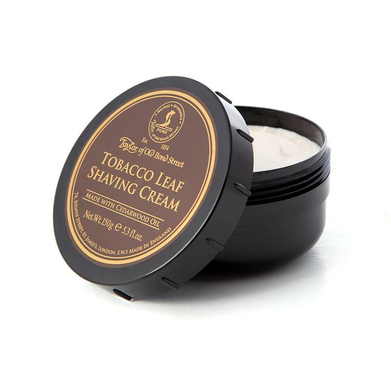 Taylor of Old Bond Street Shaving Cream Bowl, Tobacco Leaf Shaving Cream Taylor of Old Bond Street