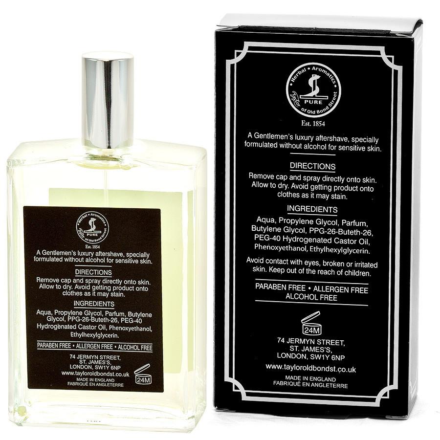 Taylor of Old Bond Street Jermyn Street for Sensitive Skin Alcohol-Free Luxury Aftershave Aftershave Splash Taylor of Old Bond Street