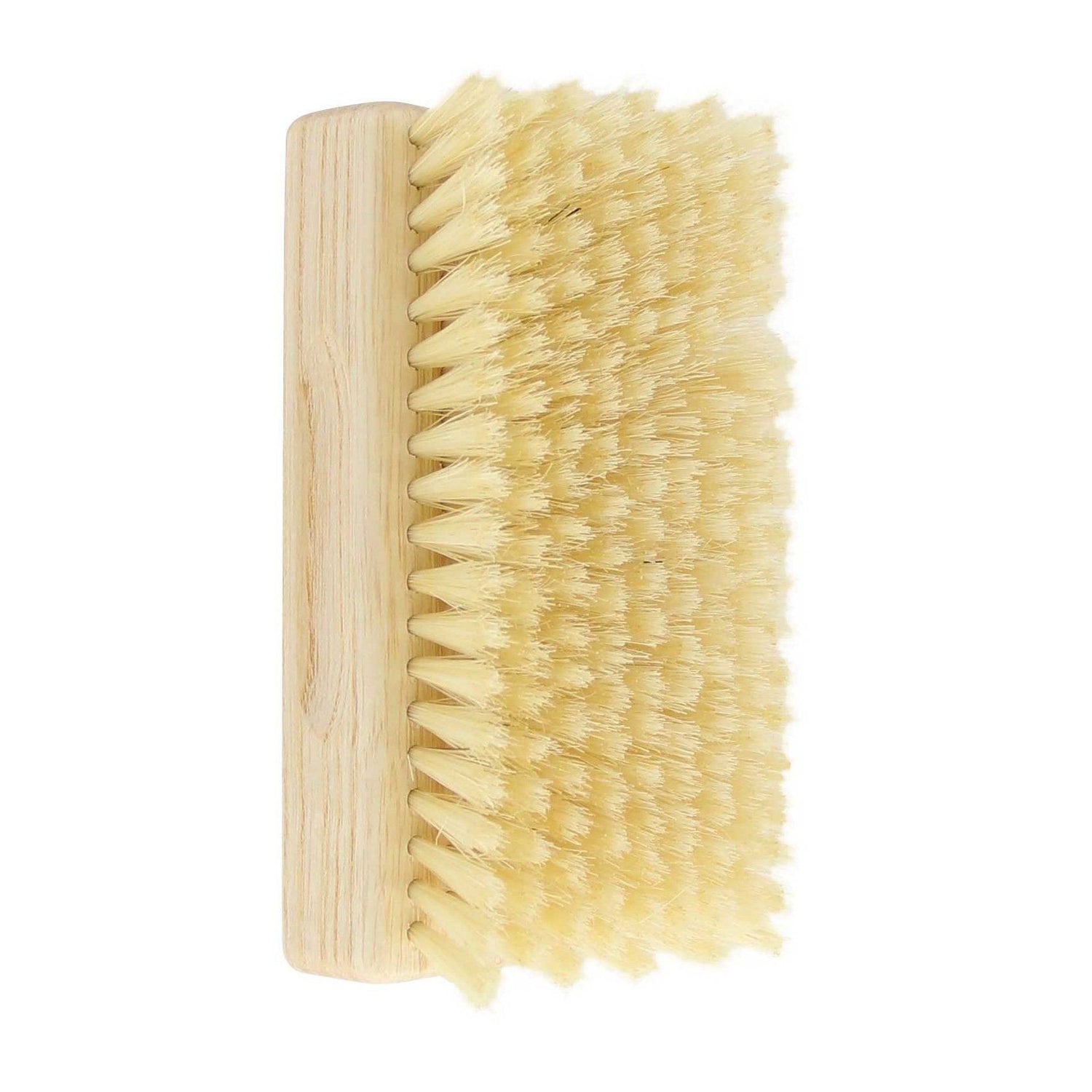TEK Natural Ash Wood Bath Brush Without Handle, Tampico or Boar Bristles Bath Brush TEK