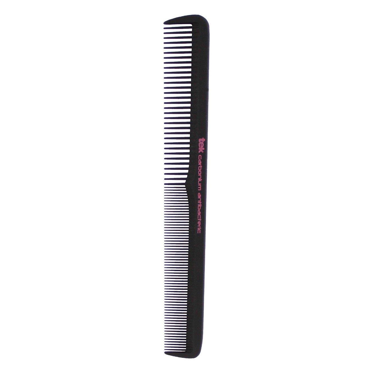 TEK Double-Tooth Antibacterial Carbon Comb Comb TEK