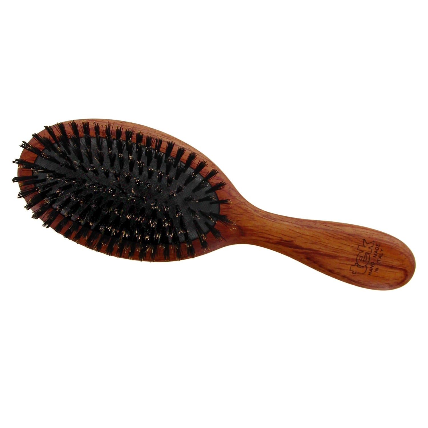 TEK Oval Padouk Wood and Boar Bristles Hair Brush Hair Brush TEK