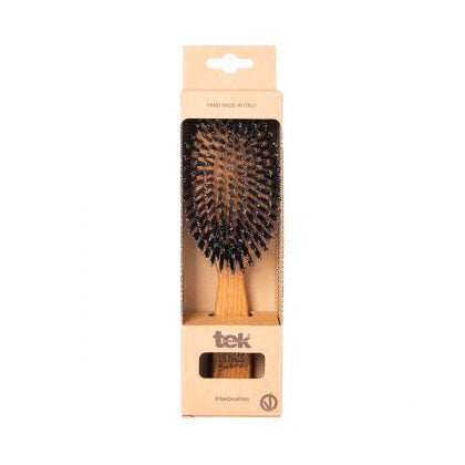 Tek Big Oval Brush with Eco-Boar Bristles Hair Brush TEK