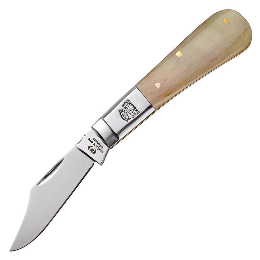 Taylor's Eye Witness Premier Collection Single Blade Barlow Pocket Knife, Rams Horn Pocket Knife Taylor's Eye Witness