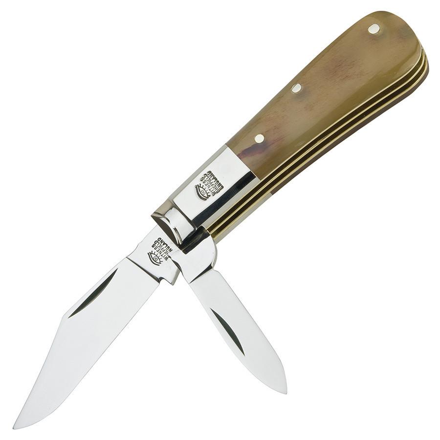Taylor's Eye Witness Premier Collection Twin Blade Barlow Pocket Knife, Rams Horn Pocket Knife Taylor's Eye Witness