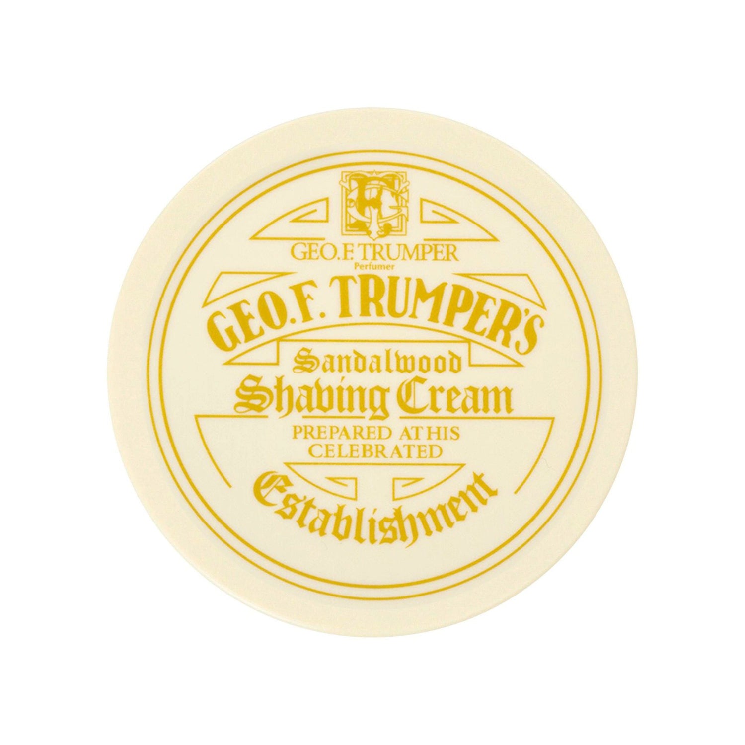 Geo. F. Trumper Sandalwood Shaving Cream, Large Tub Shaving Cream Geo F. Trumper