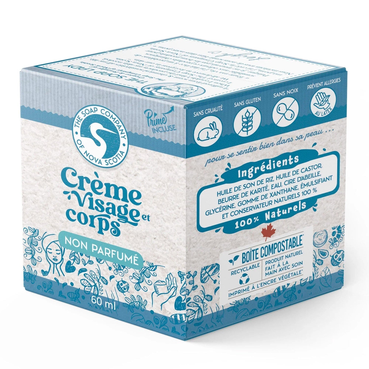 The Soap Company of Nova Scotia Face & Body Cream Men's Grooming Cream The Soap Company of Nova Scotia