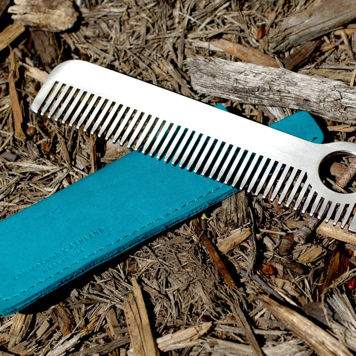 Chicago Comb Co. Sheaths in Horween Leather, No. 1 & 3 Comb Sheath Chicago Comb Co