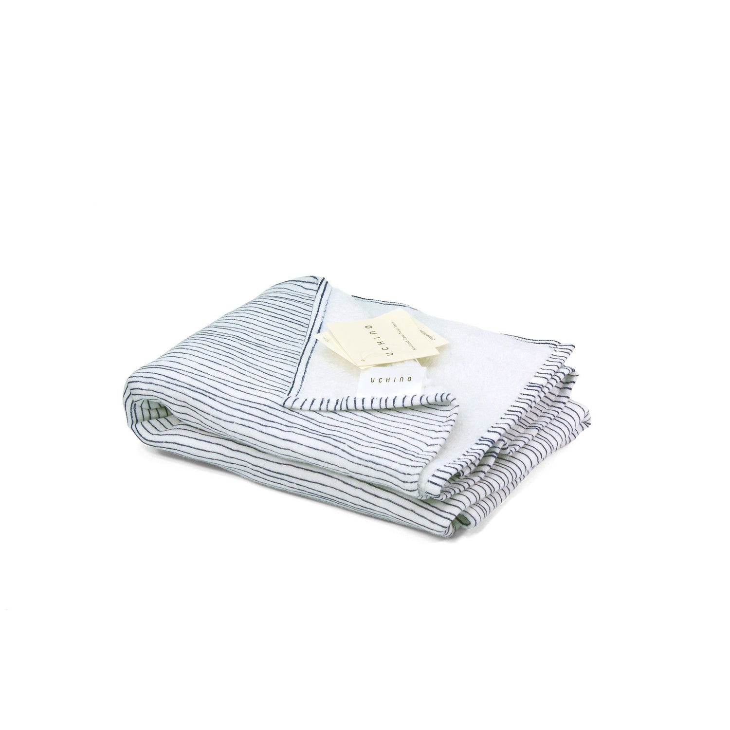 Uchino Japanese Stripes Pattern Double-Sided Cotton Towel Towel Uchino Hand Towel (50 x 100 cm)