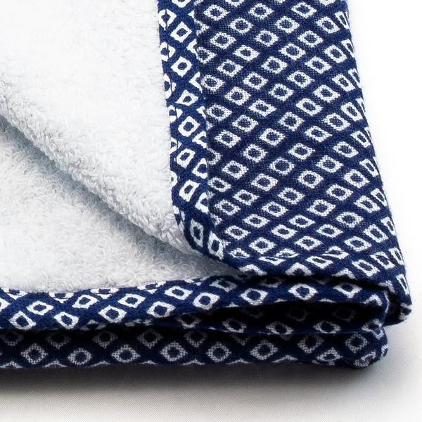 Uchino Japanese Hishi Pattern Double-Sided Cotton Towel Towel Uchino