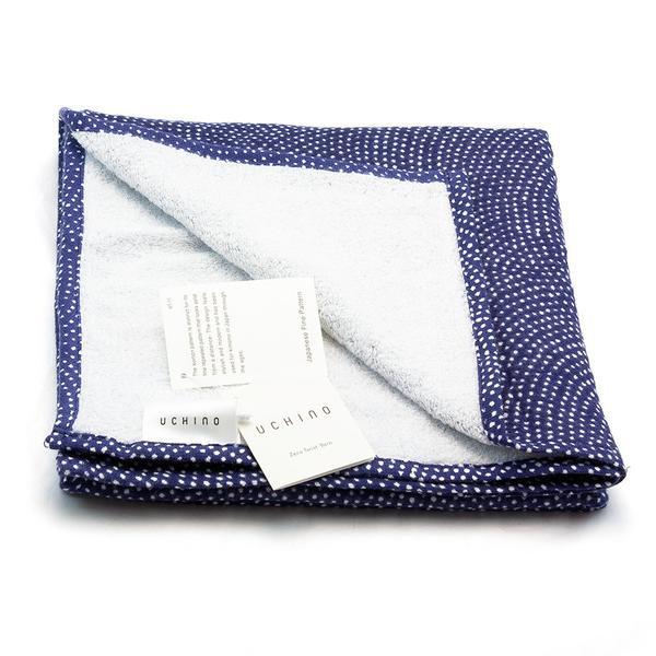 Uchino Japanese Shark Pattern Double-Sided Cotton Towel Bath Towel Uchino