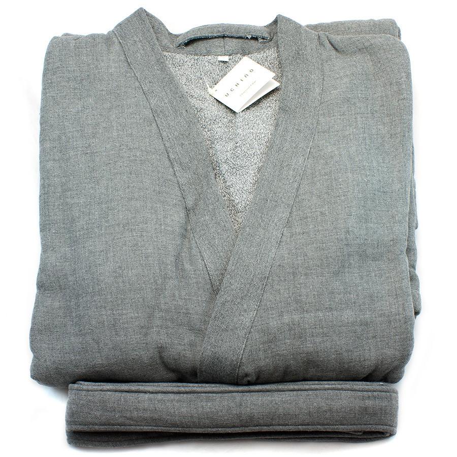 Uchino Kishu Charcoal Odour-Eliminating Cotton Gauze Bath Robe Bath Towel Uchino