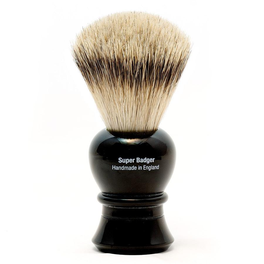 Vulfix 2234 Super Badger Shaving Brush, Black Handle Badger Bristles Shaving Brush Vulfix