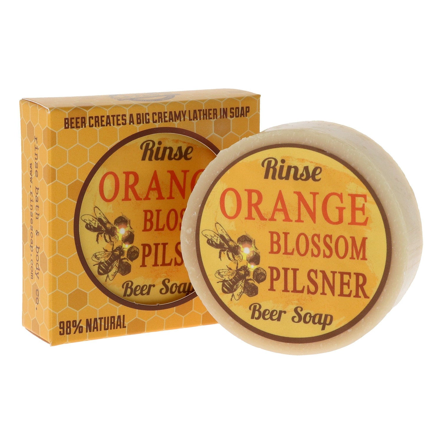 Rinse Bath & Body Co. Beer Soap Body Soap Rinse Bath & Body Co Orange Blossom Pilsner