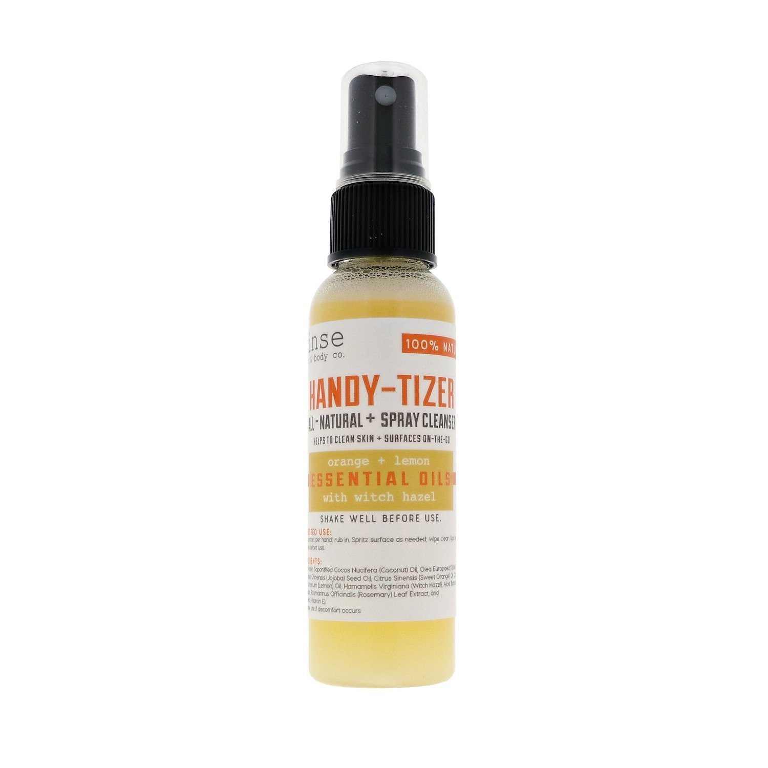 Rinse Bath & Body Handy-Tizer Hand Sanitizer Rinse Bath & Body Co Orange & Lemon