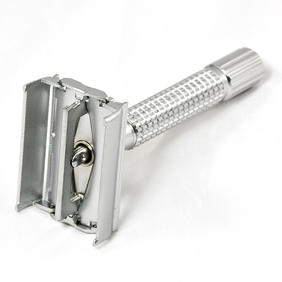Weishi Classic Double-Edge Razor, Matt Finish Double Edge Safety Razor Weishi