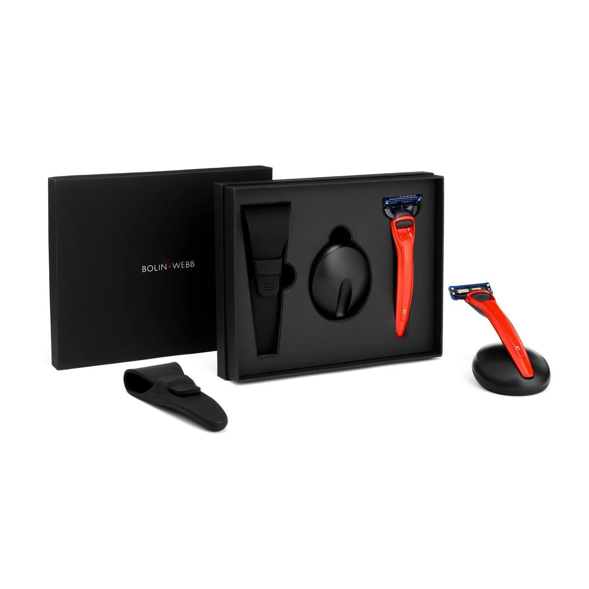 Bolin Webb The Complete X1 Razor Gift Set, Cooper Red Shaving Set Bolin Webb