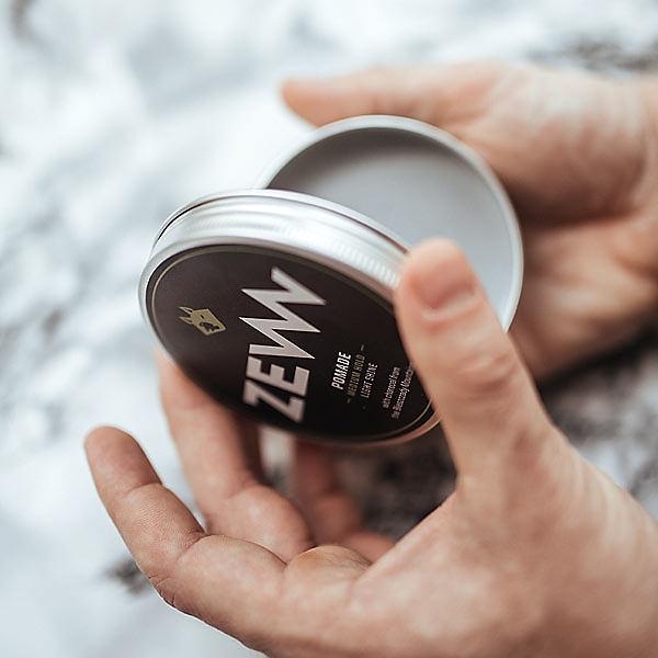 ZEW Charcoal Pomade Hair Pomade Zew for Men