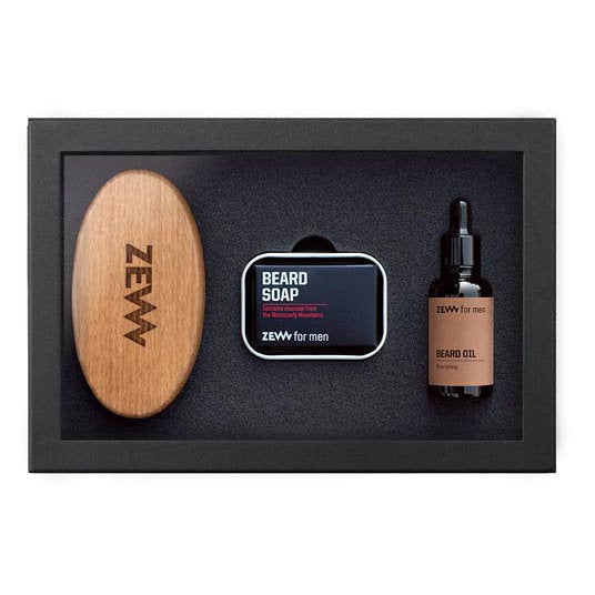 ZEW Simple Lumberjack Set Beard and Moustache Grooming Zew for Men
