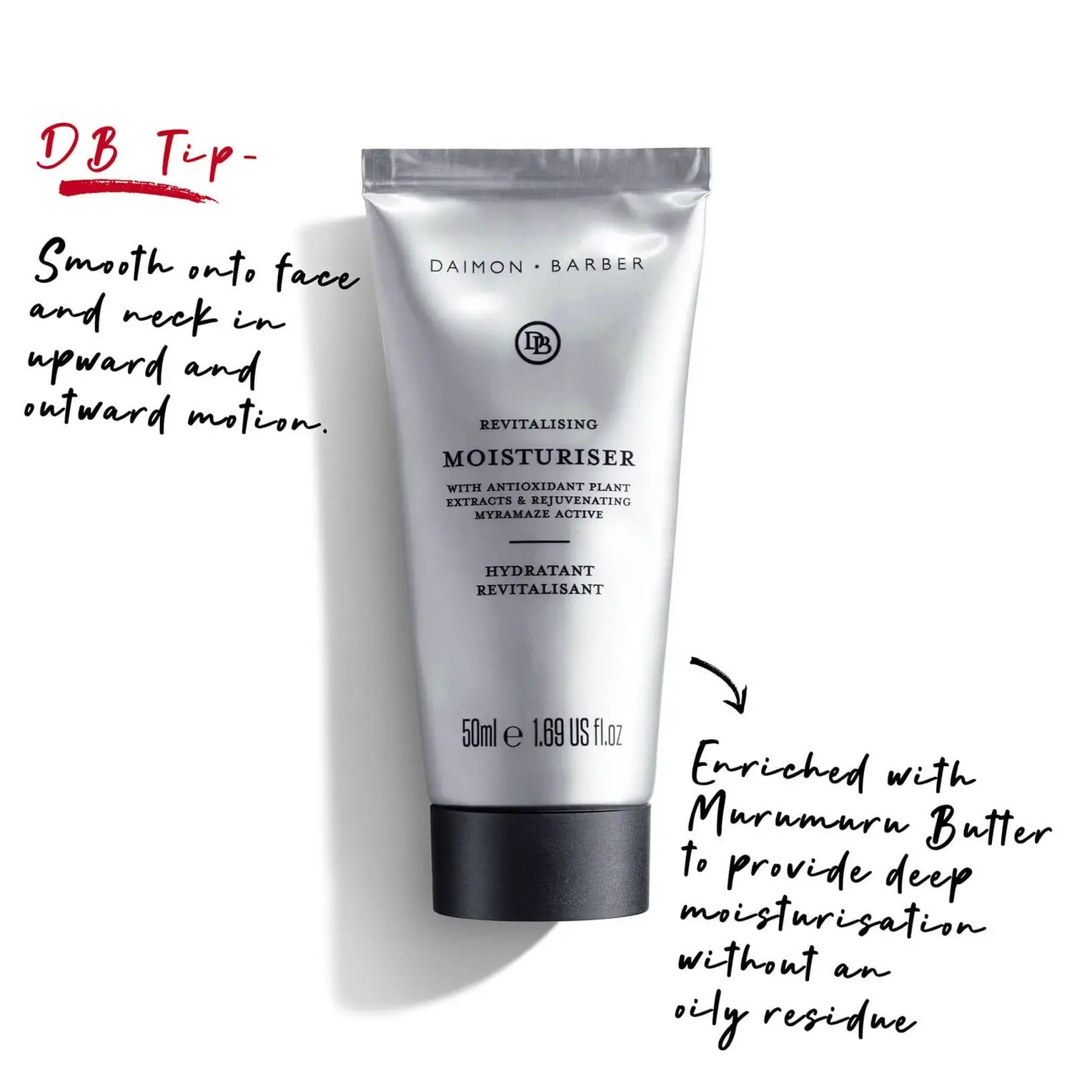 Daimon Barber Revitalising Moisturiser Face Moisturizer and Toner Daimon Barber