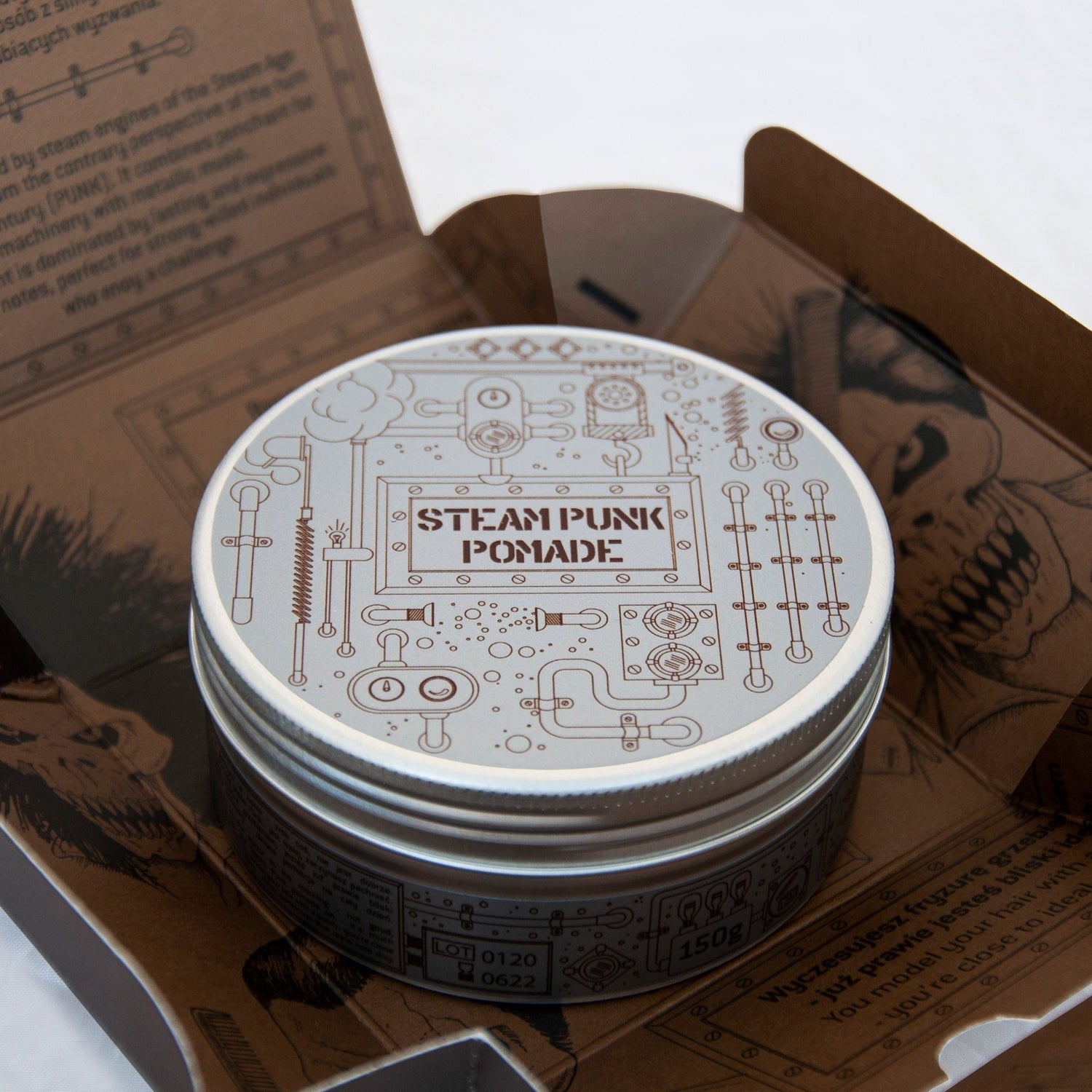 Pan Drwal Steam Punk Hair Pomade Hair Pomade Pan Drwal