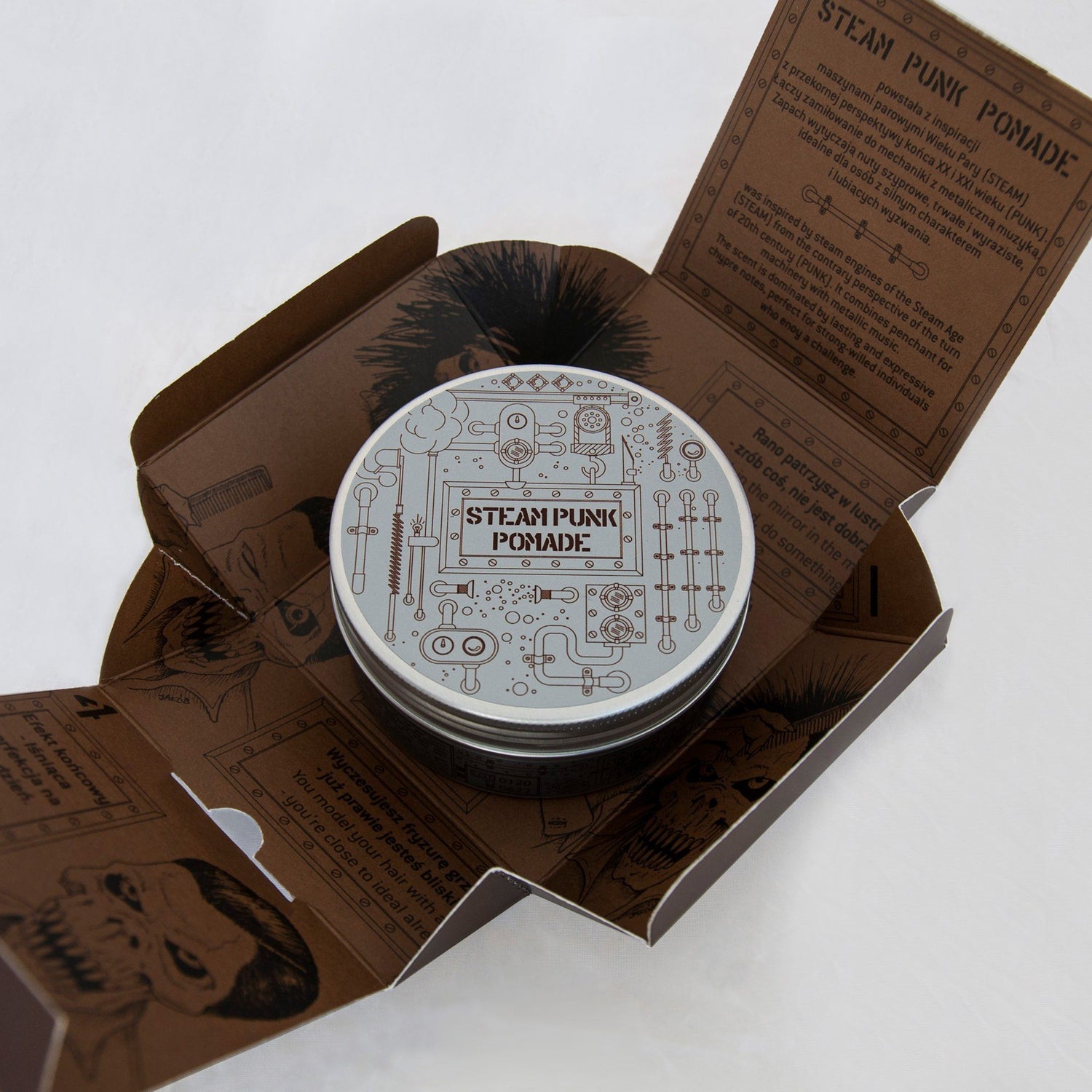 Pan Drwal Steam Punk Hair Pomade Hair Pomade Pan Drwal