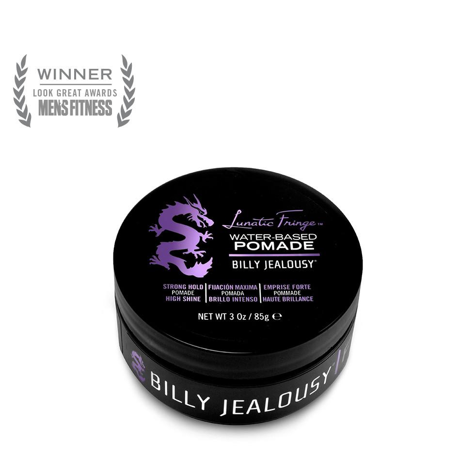 Billy Jealousy Lunatic Fringe High Shine Water-Based Hair Pomade Men's Grooming Cream Billy Jealousy