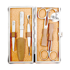 Alpen 5-Piece Manicure Set with Leather Case Manicure Set Alpen 