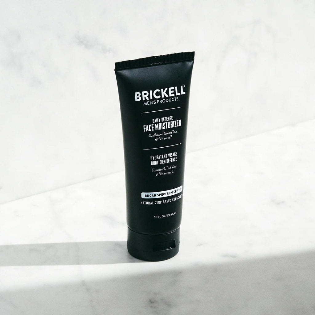 Brickell Men's Daily Defense Face Moisturizer with SPF 20 for Men Face Moisturizer and Toner Brickell 