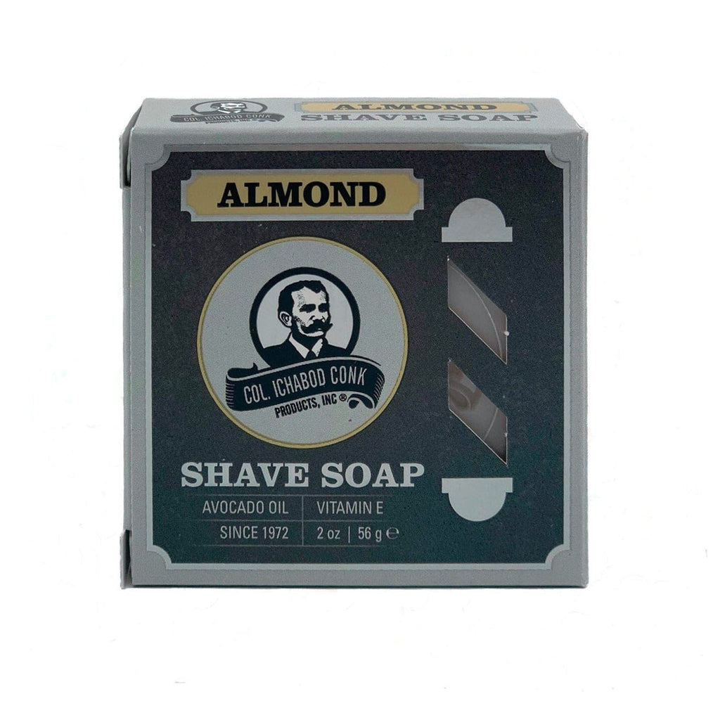 Col. Conk Almond Shaving Soap, Small Shaving Soap Col. Ichabod Conk 