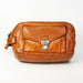 Campomaggi Leather Toiletry Bag with Front Pocket Toiletry Bag Campomaggi Cognac 