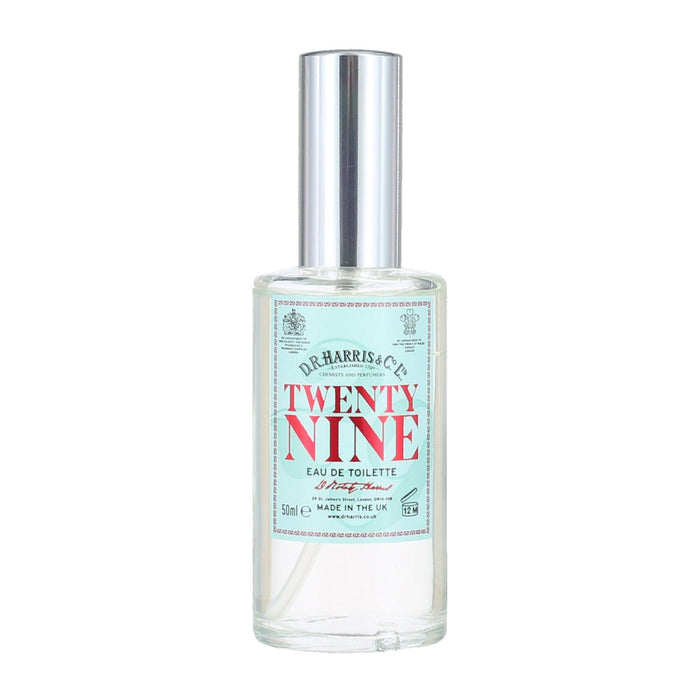 D.R. Harris Twenty Nine Eau de Toilette Men's Fragrance D.R. Harris & Co 50 ml Glass Spray Bottle 