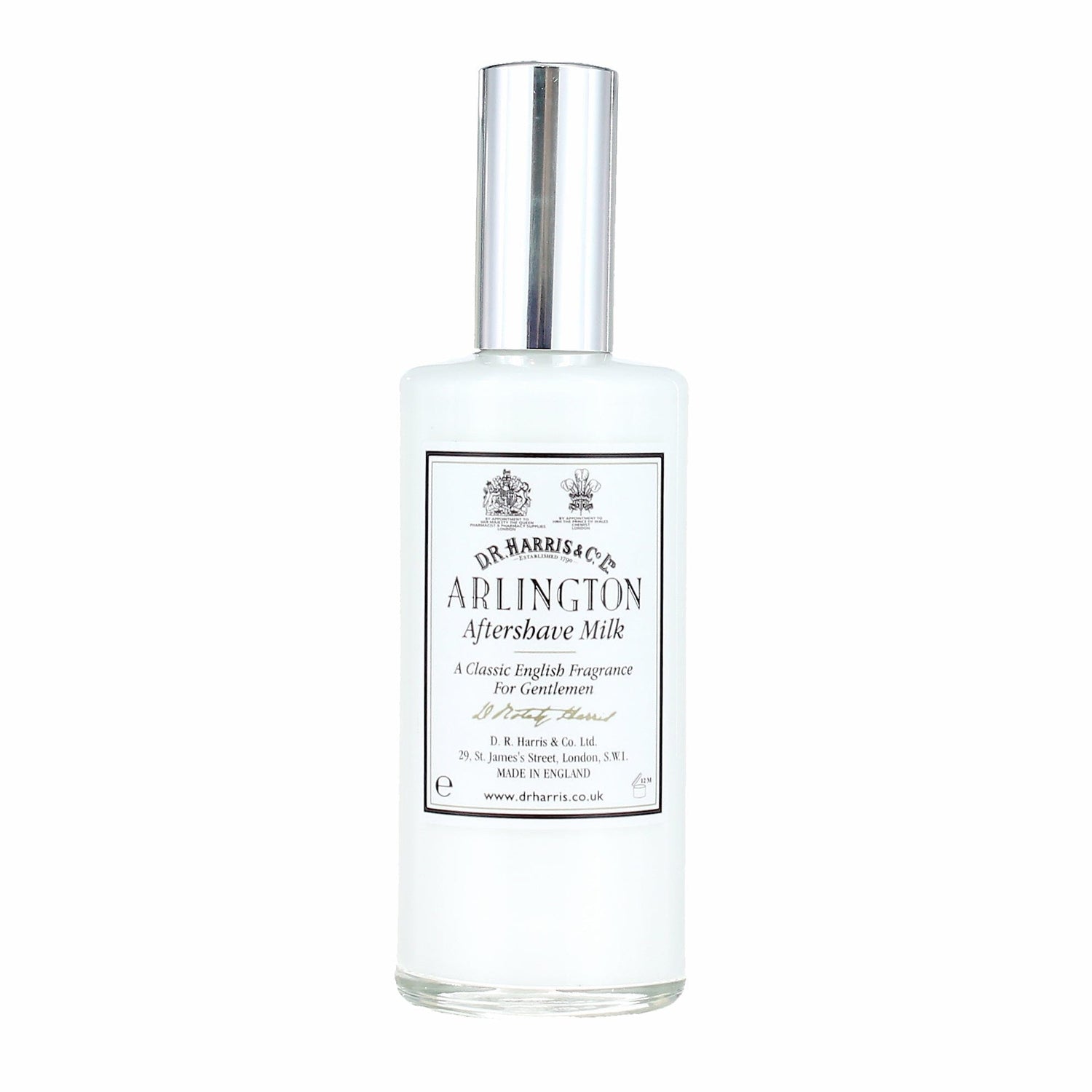 D.R. Harris Arlington Aftershave Milk Aftershave Balm D.R. Harris & Co 100 ml Glass Bottle with Dispenser 