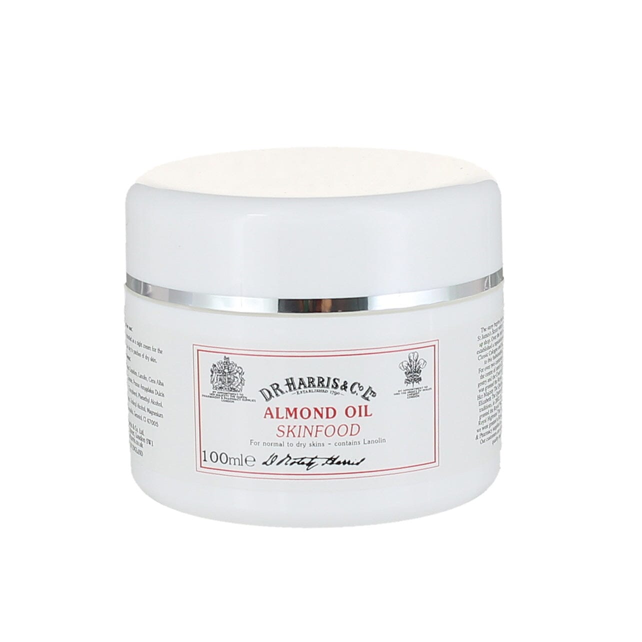 D.R. Harris Almond Oil Skinfood Men's Grooming Cream D.R. Harris & Co 100 ml 