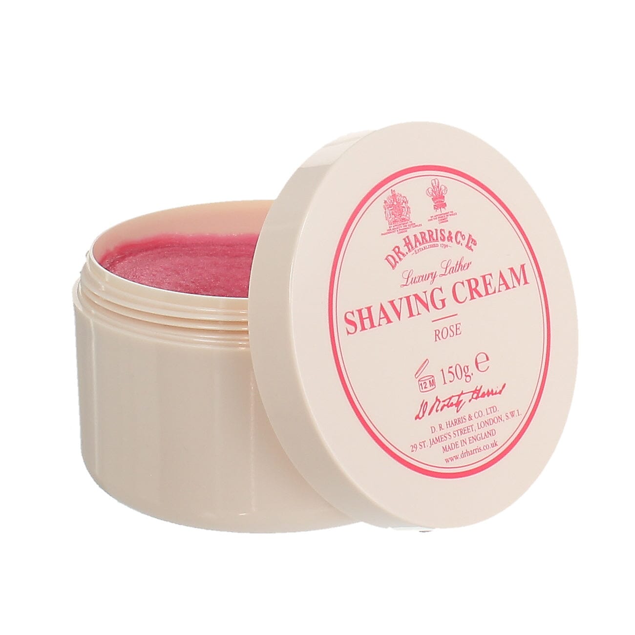 D.R. Harris Luxury Lather Rose Shaving Cream Bowl Shaving Cream D.R. Harris & Co 