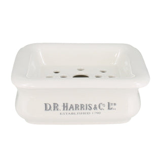 D.R. Harris Traditional Ceramic Soap Dish Bath Accessories D.R. Harris & Co 