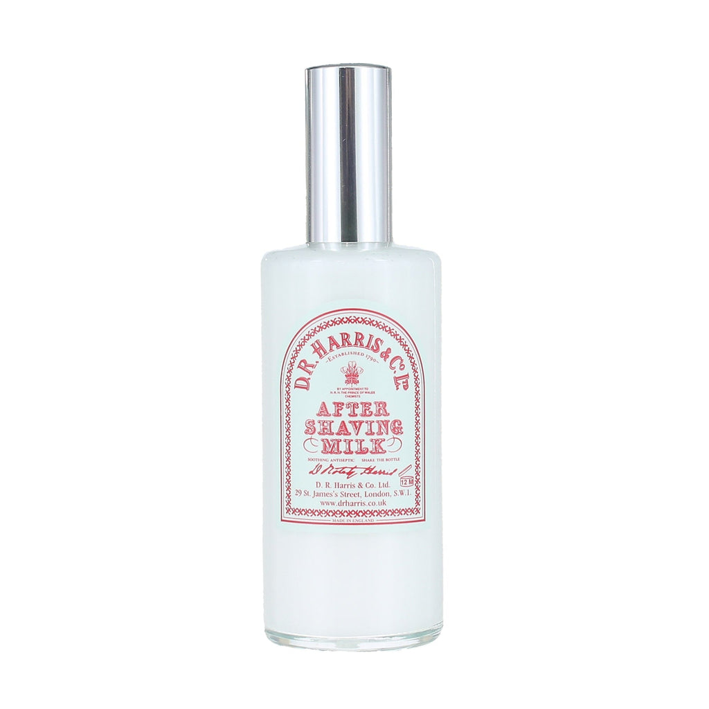 D.R. Harris Aftershave Milk Aftershave Balm D.R. Harris & Co 100 ml Glass Bottle with Applicator 