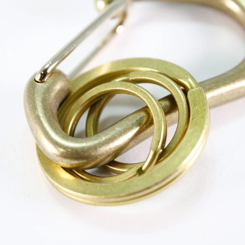 Diarge Brass Carabiner Keyring Keyring Diarge 
