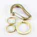 Diarge Brass Carabiner Keyring Keyring Diarge 