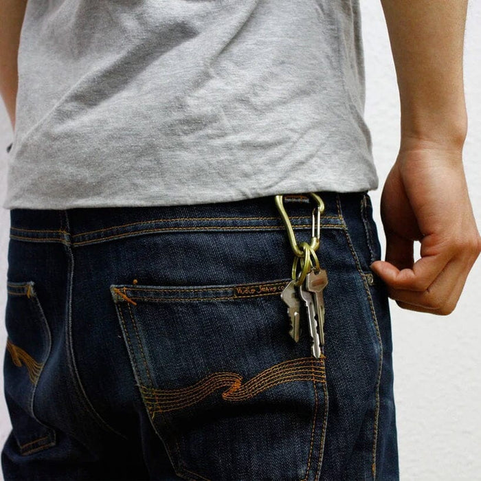 Diarge Brass Carabiner Keyring Keyring Diarge 